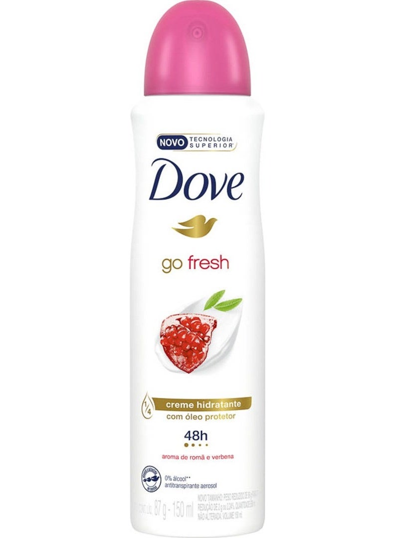 Go Fresh Moisturizing Cream With Protective Oil 48H 0% Alcohol New Superior Technology